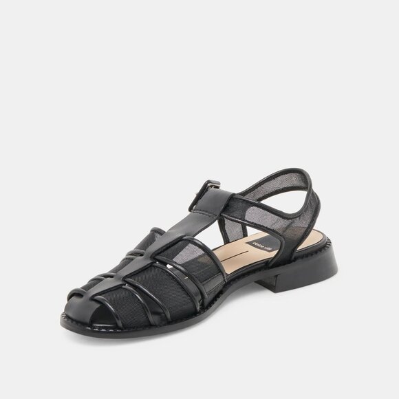 NEW DOLCE VITA Holish Mesh Fisherman Sandals IN onyx for women 1025 3t2 - Picture 13 of 14